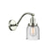 Bell Sconce shown in the Polished Nickel finish with a Seedy shade