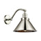 Briarcliff Sconce shown in the Polished Nickel finish with a Polished Nickel shade