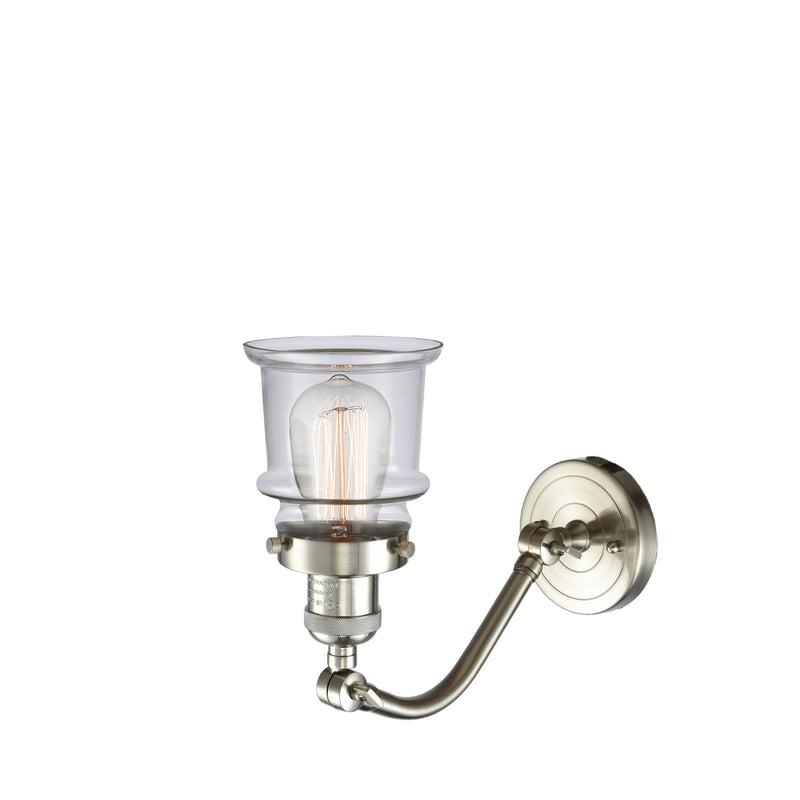 Innovations Lighting Small Canton 1 Light Sconce Part Of The Franklin Restoration Collection 515-1W-SN-G182S-LED