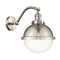 Hampden Sconce shown in the Brushed Satin Nickel finish with a Clear shade