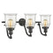 Innovations Lighting Canton 3 Light Bath Vanity Light Part Of The Franklin Restoration Collection 515-3W-OB-G182-LED