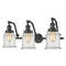 Canton Bath Vanity Light shown in the Oil Rubbed Bronze finish with a Seedy shade