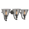 Innovations Lighting Large Cone 3 Light Bath Vanity Light Part Of The Franklin Restoration Collection 515-3W-OB-G43-LED