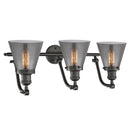 Innovations Lighting Small Cone 3 Light Bath Vanity Light Part Of The Franklin Restoration Collection 515-3W-OB-G63-LED