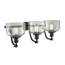 Innovations Lighting Large Bell 3 Light Bath Vanity Light Part Of The Franklin Restoration Collection 515-3W-OB-G72-LED