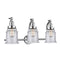 Canton Bath Vanity Light shown in the Polished Chrome finish with a Seedy shade