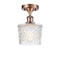 Niagra Semi-Flush Mount shown in the Antique Copper finish with a Clear shade