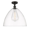 Innovations Lighting Ballston Dome 1 Light 16" Semi-Flush Mount 516-1C-OB-GBD-162