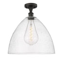 Innovations Lighting Ballston Dome 1 Light 16" Semi-Flush Mount 516-1C-OB-GBD-164