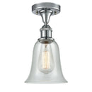 Hanover Semi-Flush Mount shown in the Polished Chrome finish with a Fishnet shade