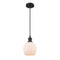 Belfast Mini Pendant shown in the Matte Black finish with a Matte White shade