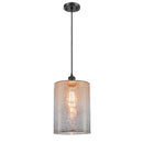 Cobbleskill Mini Pendant shown in the Matte Black finish with a Mercury shade