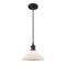 Orwell Mini Pendant shown in the Matte Black finish with a Matte White shade