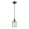 Cobbleskill Mini Pendant shown in the Oil Rubbed Bronze finish with a Clear shade