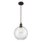 Athens Mini Pendant shown in the Oil Rubbed Bronze finish with a Clear shade