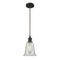 Hanover Mini Pendant shown in the Oil Rubbed Bronze finish with a Mouchette shade