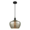 Fenton Mini Pendant shown in the Oil Rubbed Bronze finish with a Mercury shade