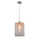 Cobbleskill Mini Pendant shown in the Polished Chrome finish with a Mercury shade