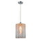 Cobbleskill Mini Pendant shown in the Polished Chrome finish with a Mercury shade