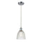 Castile Mini Pendant shown in the Polished Chrome finish with a Clear shade