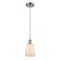 Ellery Mini Pendant shown in the Polished Chrome finish with a White shade