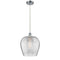 Norfolk Mini Pendant shown in the Polished Chrome finish with a Clear shade