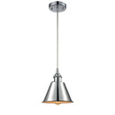 Smithfield Mini Pendant shown in the Polished Chrome finish with a Polished Chrome shade