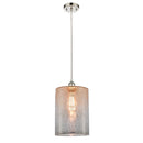 Cobbleskill Mini Pendant shown in the Polished Nickel finish with a Mercury shade