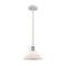 Orwell Mini Pendant shown in the White and Polished Chrome finish with a Matte White shade