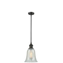 Hanover Mini Pendant shown in the Oil Rubbed Bronze finish with a Mouchette shade