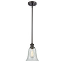 Hanover Mini Pendant shown in the Oil Rubbed Bronze finish with a Fishnet shade