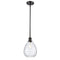 Waverly Mini Pendant shown in the Oil Rubbed Bronze finish with a Clear shade