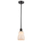 Ellery Mini Pendant shown in the Oil Rubbed Bronze finish with a White shade