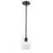 Fenton Mini Pendant shown in the Oil Rubbed Bronze finish with a Matte White shade