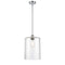 Cobbleskill Mini Pendant shown in the Polished Chrome finish with a Clear shade