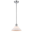 Orwell Mini Pendant shown in the Polished Chrome finish with a Matte White shade