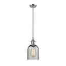 Caledonia Mini Pendant shown in the Polished Chrome finish with a Charcoal shade