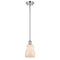 Ellery Mini Pendant shown in the Polished Chrome finish with a White shade