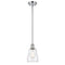 Ellery Mini Pendant shown in the Polished Chrome finish with a Clear shade