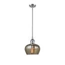 Fenton Mini Pendant shown in the Polished Chrome finish with a Mercury shade