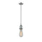 Bare Bulb Mini Pendant shown in the Polished Chrome finish