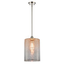 Cobbleskill Mini Pendant shown in the Polished Nickel finish with a Mercury shade