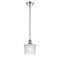 Niagra Mini Pendant shown in the Polished Nickel finish with a Clear shade