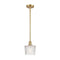 Niagra Mini Pendant shown in the Satin Gold finish with a Clear shade