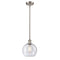 Athens Mini Pendant shown in the Brushed Satin Nickel finish with a Seedy shade