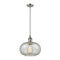 Gorham Mini Pendant shown in the Brushed Satin Nickel finish with a Mica shade