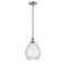 Waverly Mini Pendant shown in the Brushed Satin Nickel finish with a Clear shade