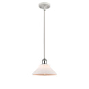 Orwell Mini Pendant shown in the White and Polished Chrome finish with a Matte White shade