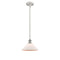 Orwell Mini Pendant shown in the White and Polished Chrome finish with a Matte White shade