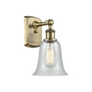 Hanover Sconce shown in the Antique Brass finish with a Fishnet shade